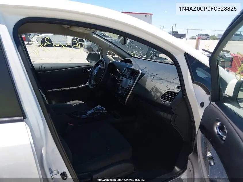 2015 Nissan Leaf Sv VIN: 1N4AZ0CP0FC328826 Lot: 45329376