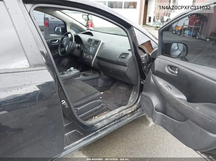 2015 Nissan Leaf S VIN: 1N4AZ0CPXFC311032 Lot: 45354993