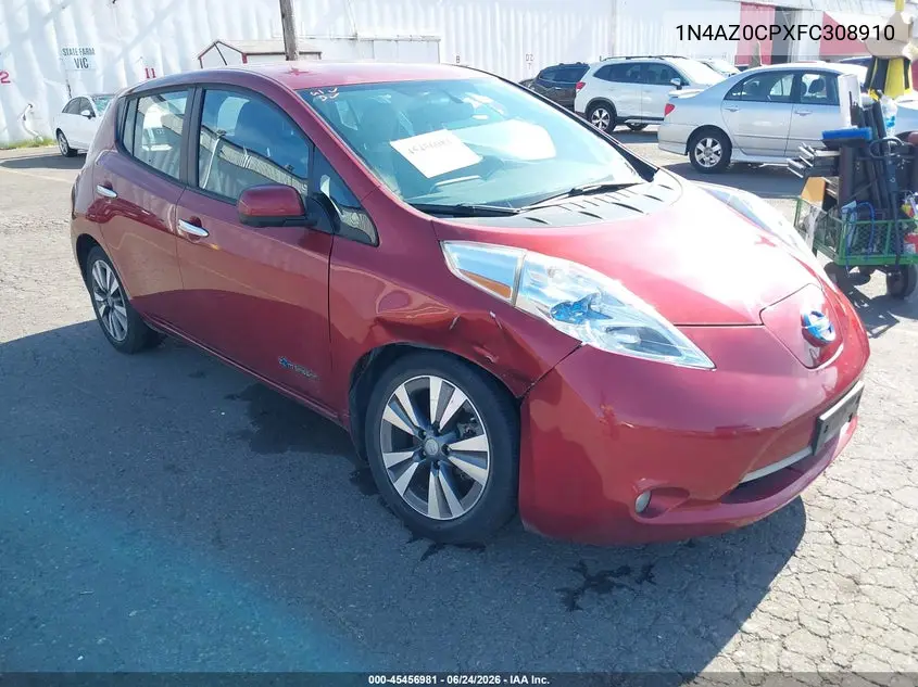 2015 Nissan Leaf Sl VIN: 1N4AZ0CPXFC308910 Lot: 45456981