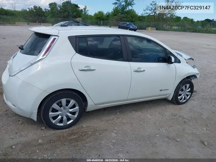 2015 Nissan Leaf S VIN: 1N4AZ0CP7FC329147 Lot: 45465336