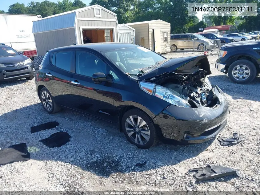 2015 Nissan Leaf Sl VIN: 1N4AZ0CP7FC331111 Lot: 45498845