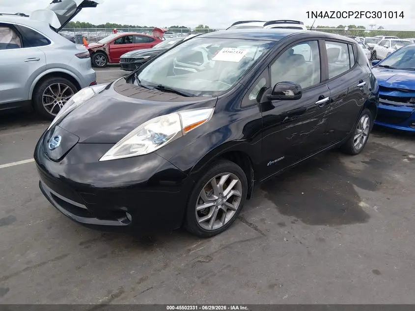 2015 Nissan Leaf Sv VIN: 1N4AZ0CP2FC301014 Lot: 45502331