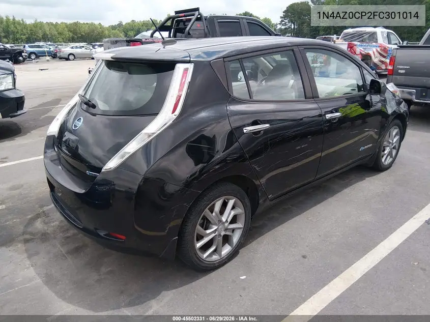 2015 Nissan Leaf Sv VIN: 1N4AZ0CP2FC301014 Lot: 45502331