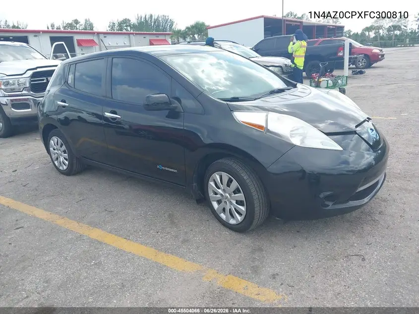 2015 Nissan Leaf S VIN: 1N4AZ0CPXFC300810 Lot: 45504066