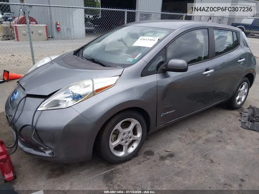 2015 Nissan Leaf Sv VIN: 1N4AZ0CP6FC307236 Lot: 45613404