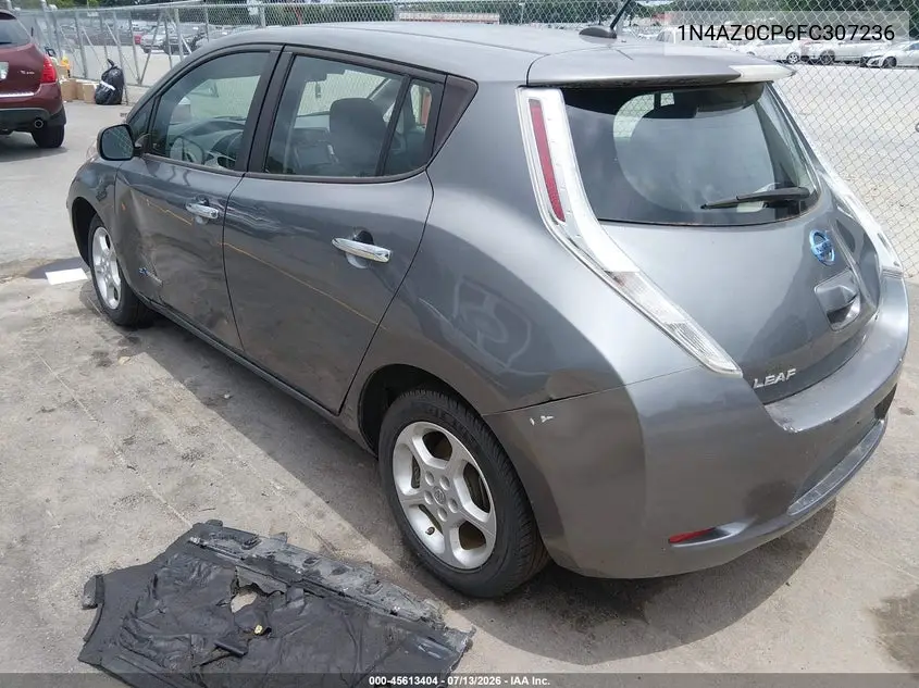 2015 Nissan Leaf Sv VIN: 1N4AZ0CP6FC307236 Lot: 45613404