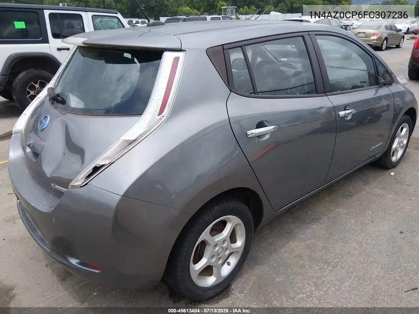 2015 Nissan Leaf Sv VIN: 1N4AZ0CP6FC307236 Lot: 45613404