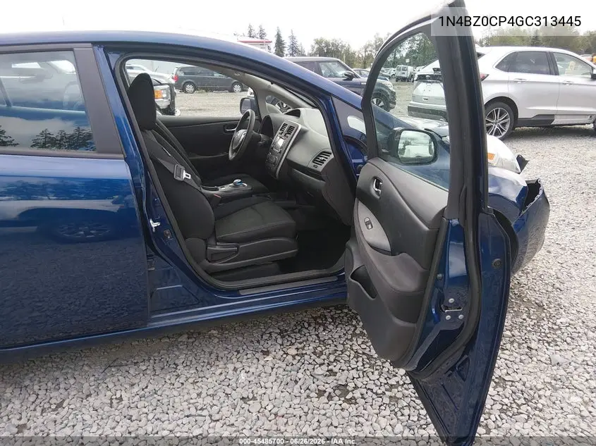 2016 Nissan Leaf S VIN: 1N4BZ0CP4GC313445 Lot: 45485700