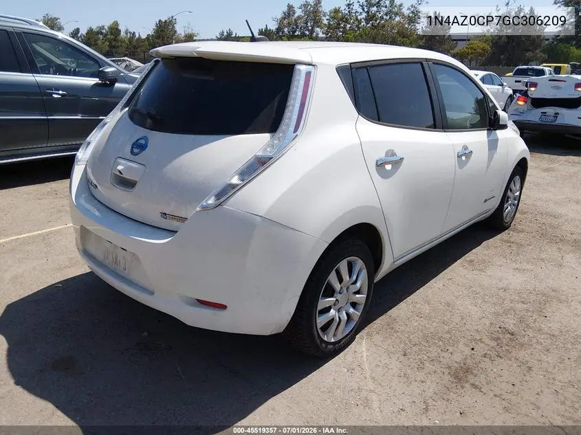 2016 Nissan Leaf S VIN: 1N4AZ0CP7GC306209 Lot: 45519357