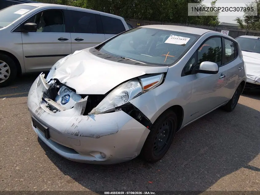 2016 Nissan Leaf S VIN: 1N4AZ0CP2GC307395 Lot: 45553039