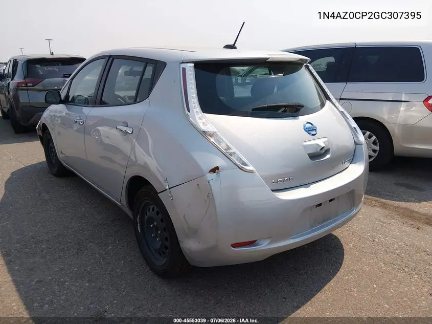 2016 Nissan Leaf S VIN: 1N4AZ0CP2GC307395 Lot: 45553039