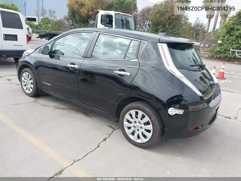 2017 Nissan Leaf S VIN: 1N4BZ0CP8HC304295 Lot: 45253658