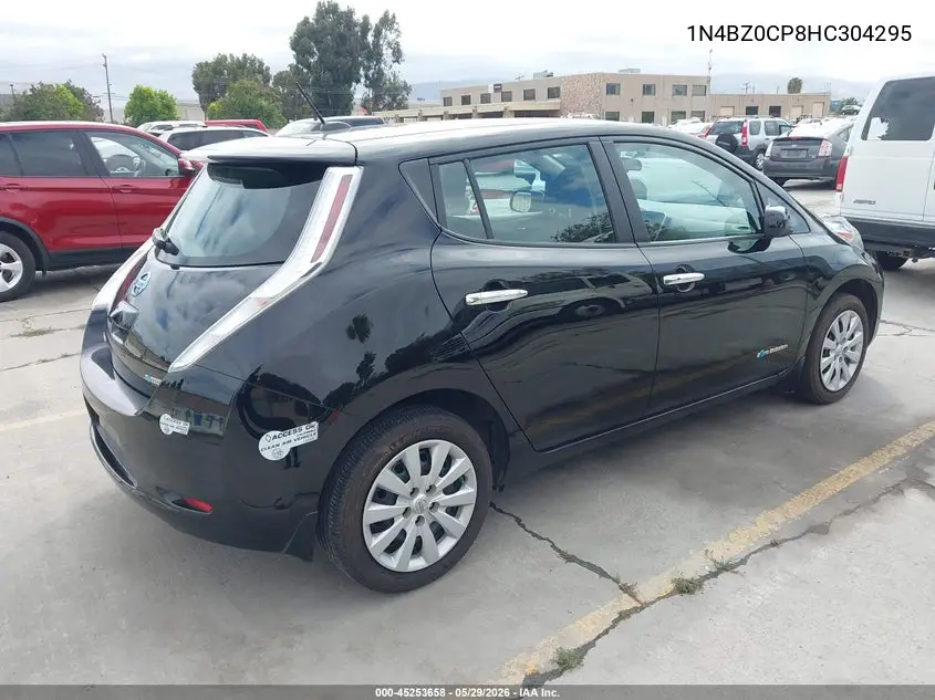 2017 Nissan Leaf S VIN: 1N4BZ0CP8HC304295 Lot: 45253658