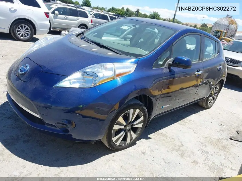 2017 Nissan Leaf Sv VIN: 1N4BZ0CP8HC302272 Lot: 45348041