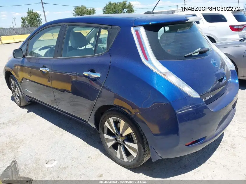 2017 Nissan Leaf Sv VIN: 1N4BZ0CP8HC302272 Lot: 45348041