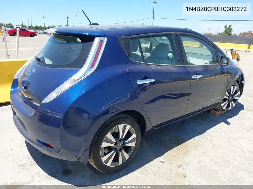2017 Nissan Leaf Sv VIN: 1N4BZ0CP8HC302272 Lot: 45348041