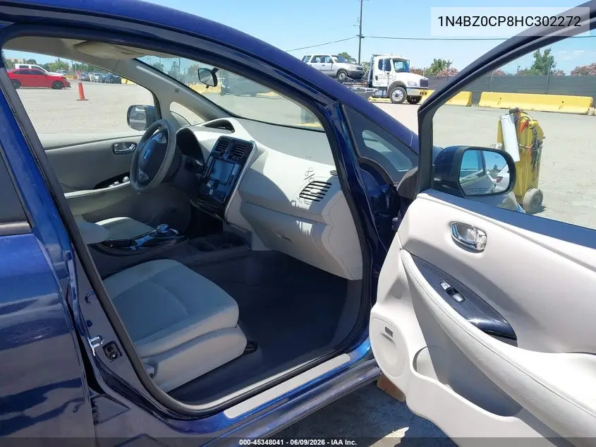 2017 Nissan Leaf Sv VIN: 1N4BZ0CP8HC302272 Lot: 45348041
