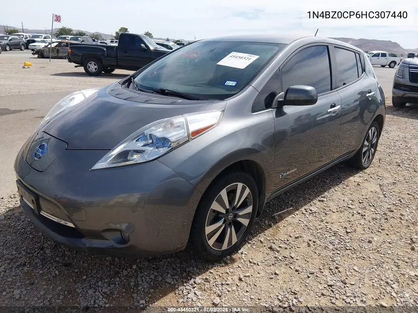 2017 Nissan Leaf Sl VIN: 1N4BZ0CP6HC307440 Lot: 45450321