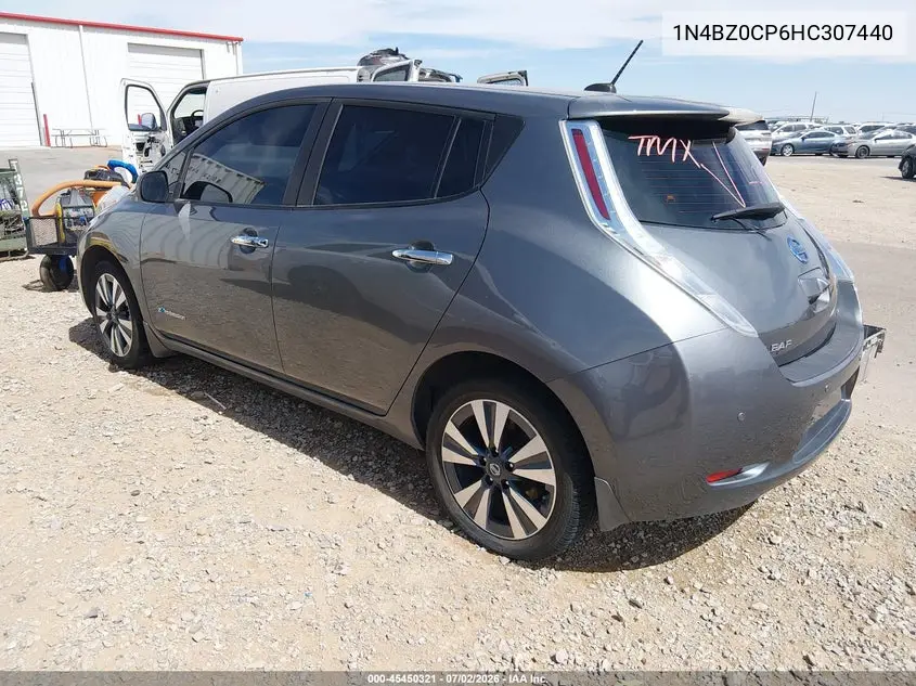 2017 Nissan Leaf Sl VIN: 1N4BZ0CP6HC307440 Lot: 45450321
