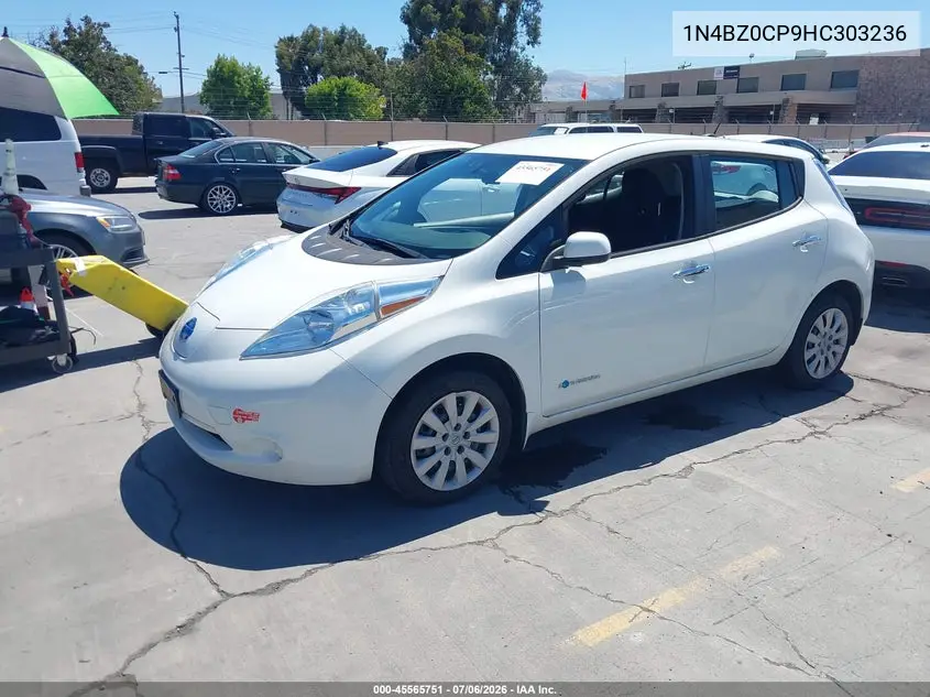 2017 Nissan Leaf S VIN: 1N4BZ0CP9HC303236 Lot: 45565751