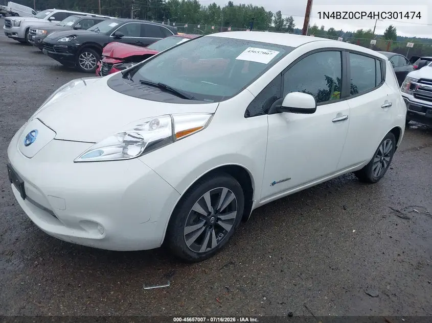 2017 Nissan Leaf Sv VIN: 1N4BZ0CP4HC301474 Lot: 45657007