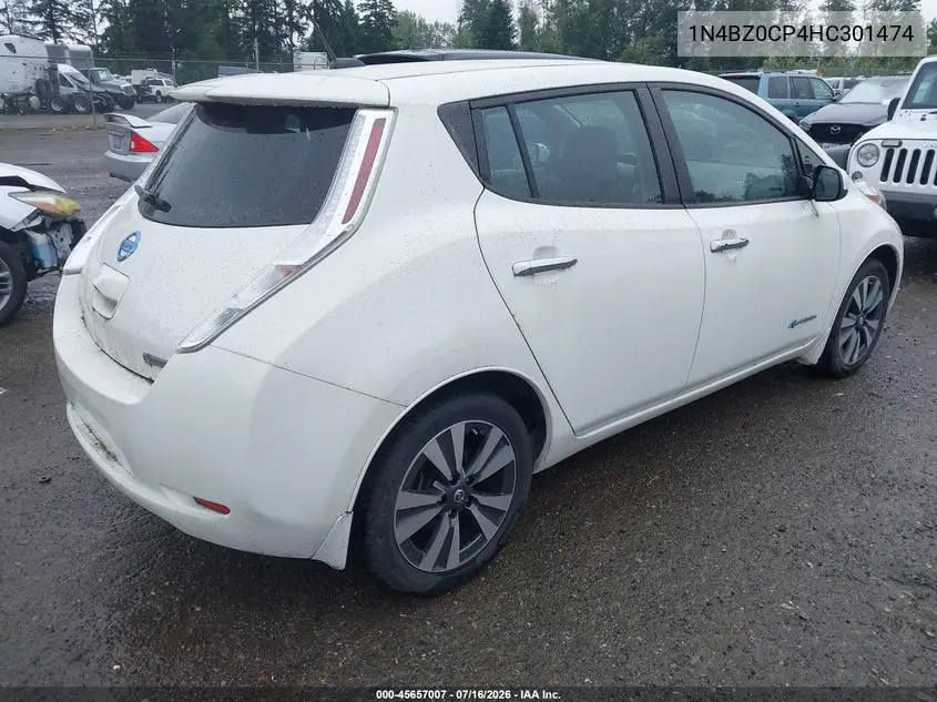 2017 Nissan Leaf Sv VIN: 1N4BZ0CP4HC301474 Lot: 45657007