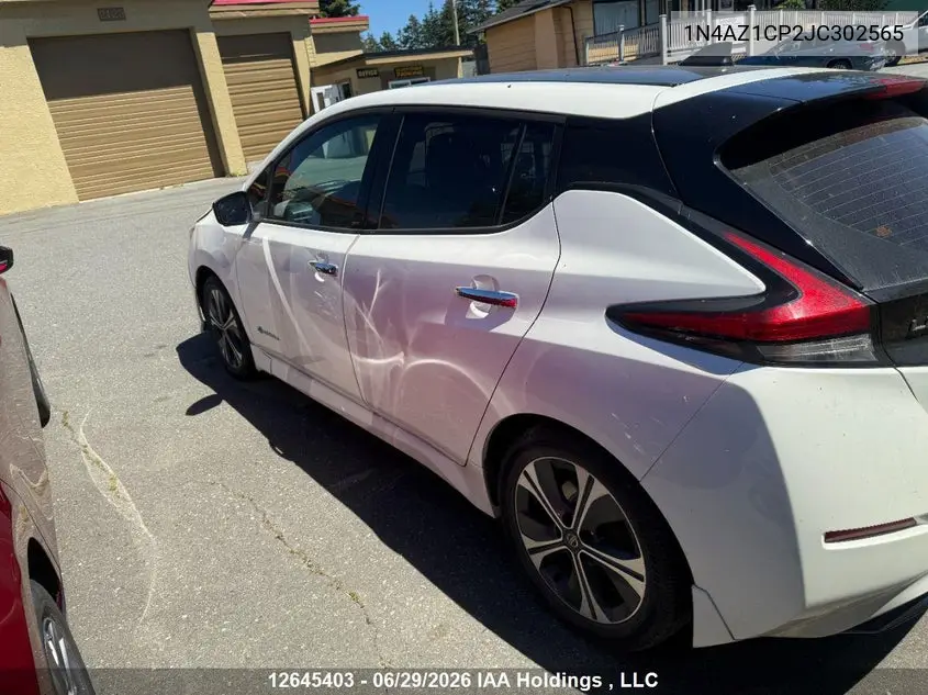 2018 Nissan Leaf S/Sl/Sv VIN: 1N4AZ1CP2JC302565 Lot: 12645403