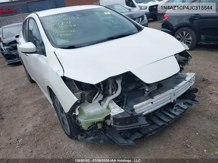 2018 Nissan Leaf VIN: 1N4AZ1CP4JC315544 Lot: 12650102