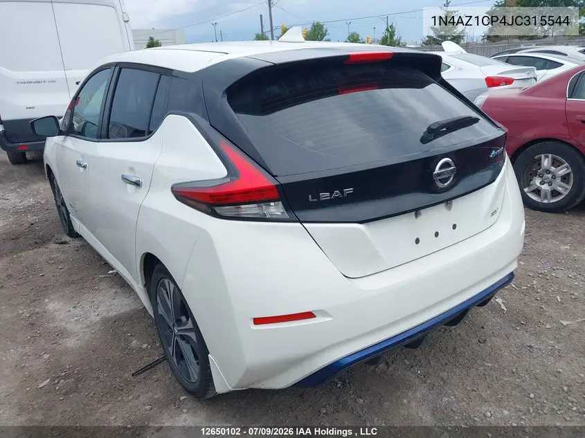 2018 Nissan Leaf VIN: 1N4AZ1CP4JC315544 Lot: 12650102