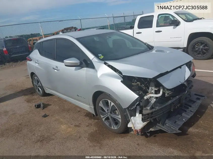 2018 Nissan Leaf Sv VIN: 1N4AZ1CP7JC305588 Lot: 45350960