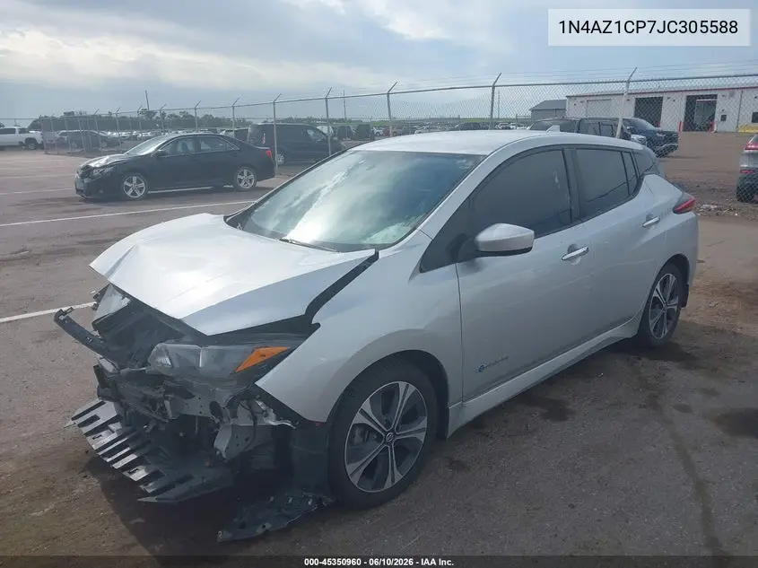 2018 Nissan Leaf Sv VIN: 1N4AZ1CP7JC305588 Lot: 45350960