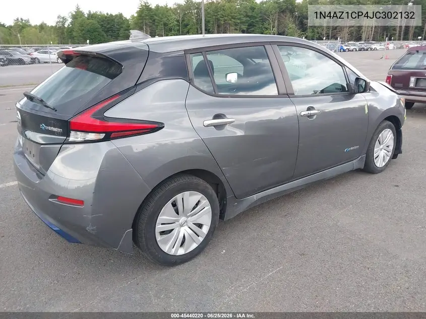 2018 Nissan Leaf S VIN: 1N4AZ1CP4JC302132 Lot: 45440220