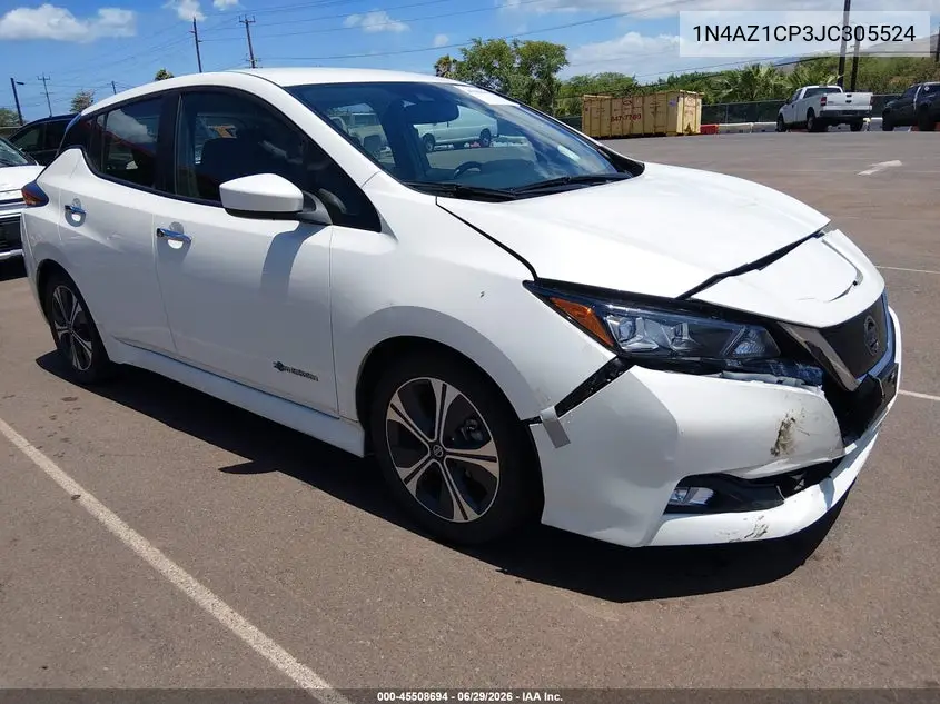 2018 Nissan Leaf Sv VIN: 1N4AZ1CP3JC305524 Lot: 45508694