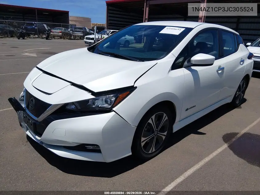 2018 Nissan Leaf Sv VIN: 1N4AZ1CP3JC305524 Lot: 45508694