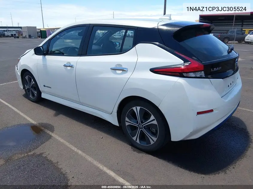 2018 Nissan Leaf Sv VIN: 1N4AZ1CP3JC305524 Lot: 45508694