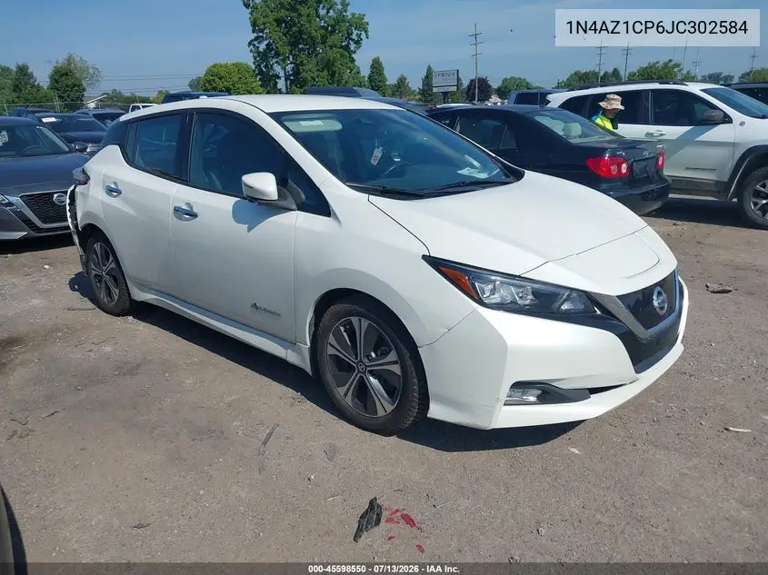 2018 Nissan Leaf Sl VIN: 1N4AZ1CP6JC302584 Lot: 45598550