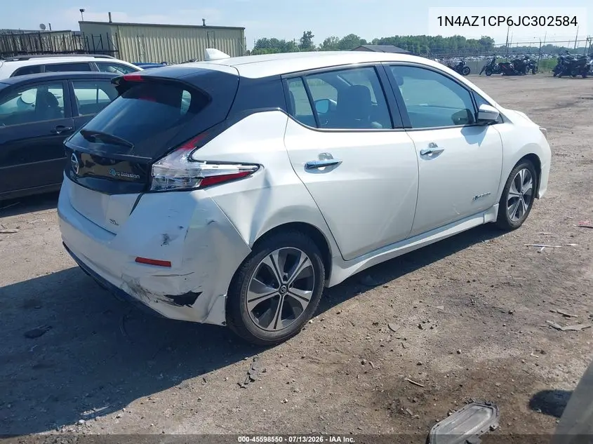 2018 Nissan Leaf Sl VIN: 1N4AZ1CP6JC302584 Lot: 45598550