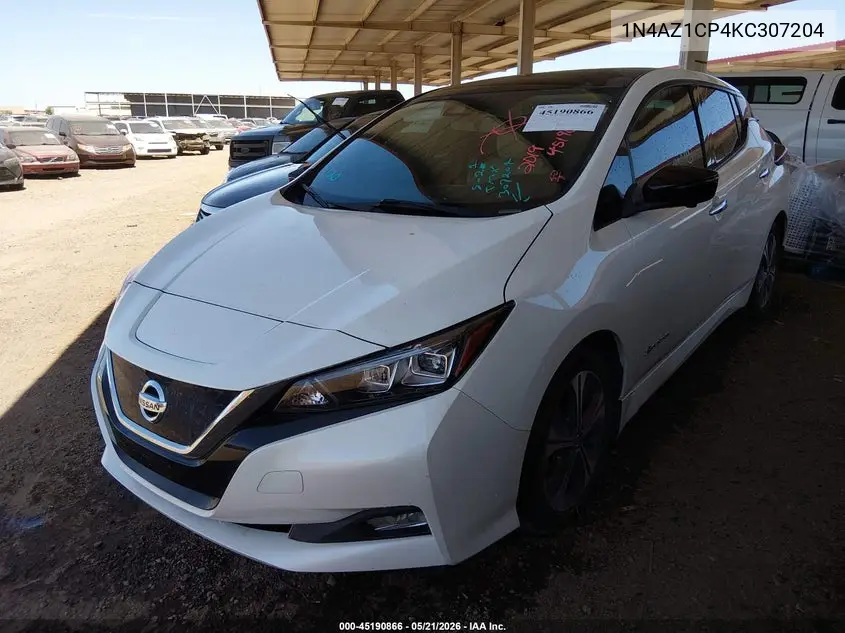 2019 Nissan Leaf Sl VIN: 1N4AZ1CP4KC307204 Lot: 45190866