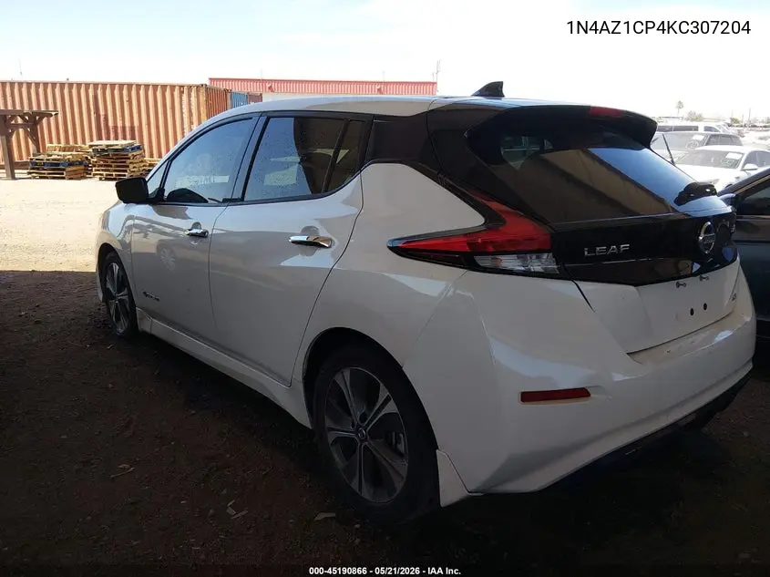 2019 Nissan Leaf Sl VIN: 1N4AZ1CP4KC307204 Lot: 45190866