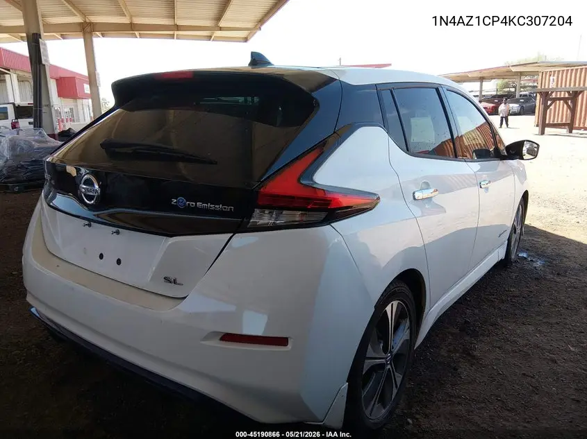 2019 Nissan Leaf Sl VIN: 1N4AZ1CP4KC307204 Lot: 45190866