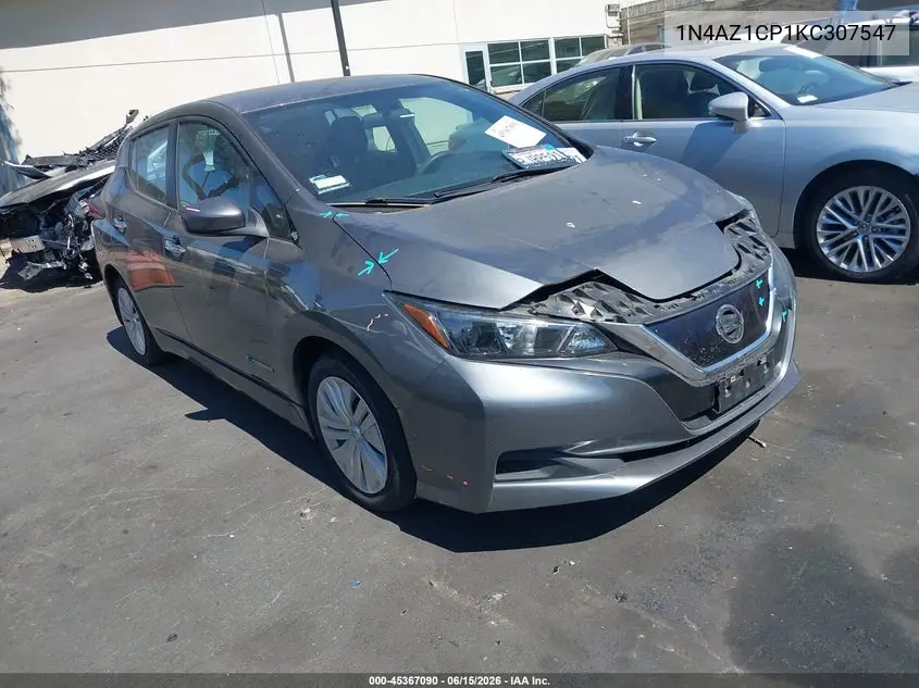 2019 Nissan Leaf S VIN: 1N4AZ1CP1KC307547 Lot: 45367090