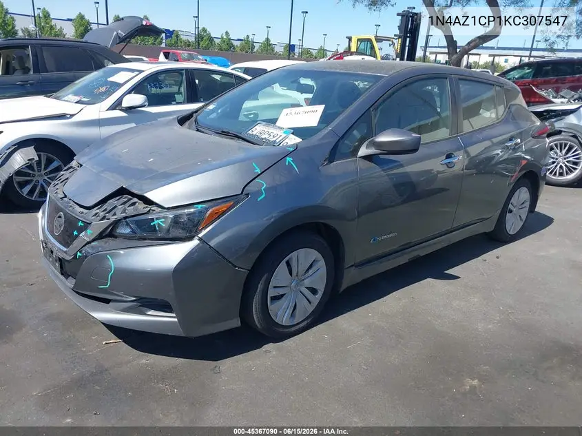 2019 Nissan Leaf S VIN: 1N4AZ1CP1KC307547 Lot: 45367090