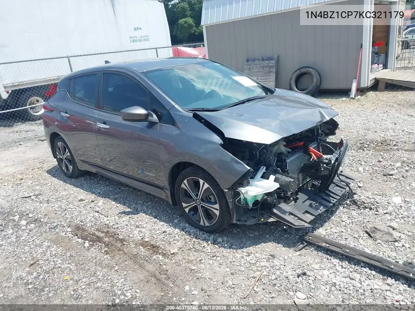 2019 Nissan Leaf Sv Plus VIN: 1N4BZ1CP7KC321179 Lot: 45375740