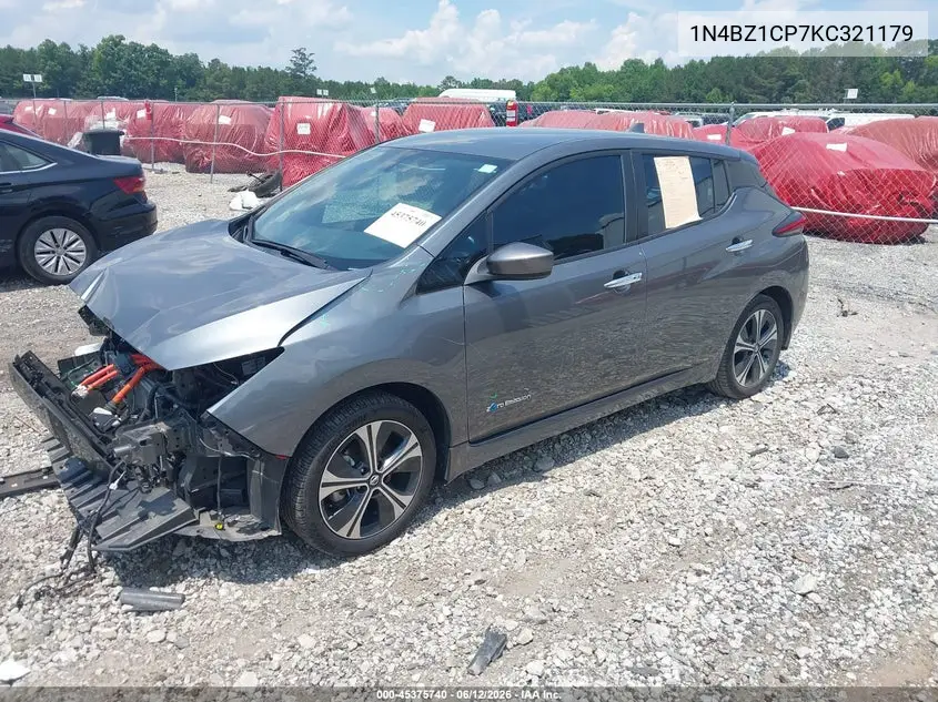 2019 Nissan Leaf Sv Plus VIN: 1N4BZ1CP7KC321179 Lot: 45375740