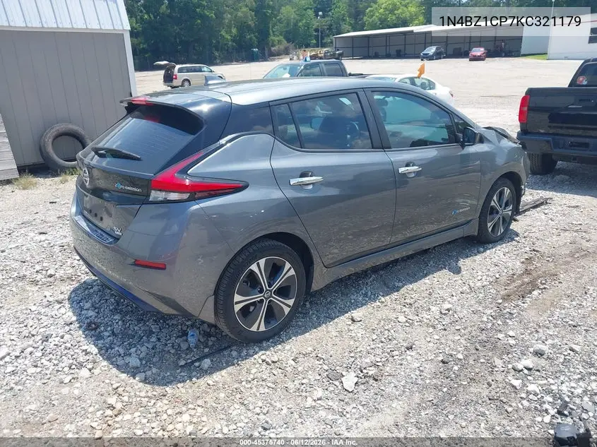 2019 Nissan Leaf Sv Plus VIN: 1N4BZ1CP7KC321179 Lot: 45375740