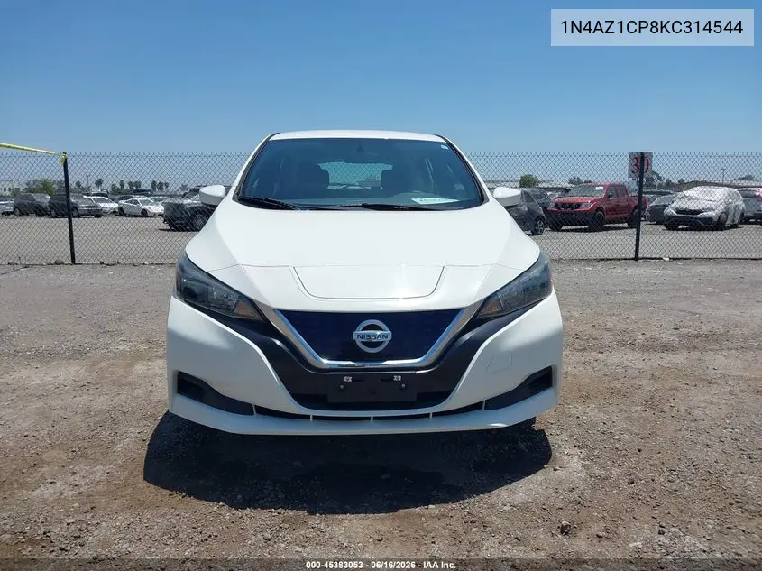 2019 Nissan Leaf S VIN: 1N4AZ1CP8KC314544 Lot: 45383053