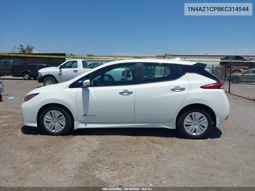 2019 Nissan Leaf S VIN: 1N4AZ1CP8KC314544 Lot: 45383053