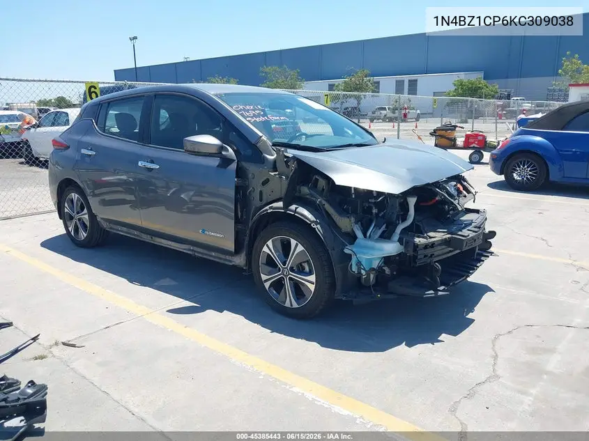 2019 Nissan Leaf Sv Plus VIN: 1N4BZ1CP6KC309038 Lot: 45385443