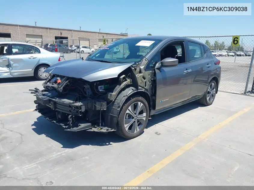 2019 Nissan Leaf Sv Plus VIN: 1N4BZ1CP6KC309038 Lot: 45385443