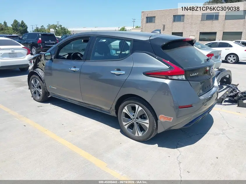 2019 Nissan Leaf Sv Plus VIN: 1N4BZ1CP6KC309038 Lot: 45385443
